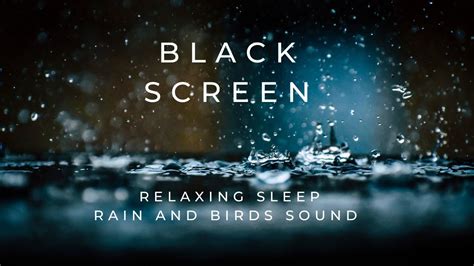 Thunder And Rain Sounds For Sleeping Black Screen Sleep And