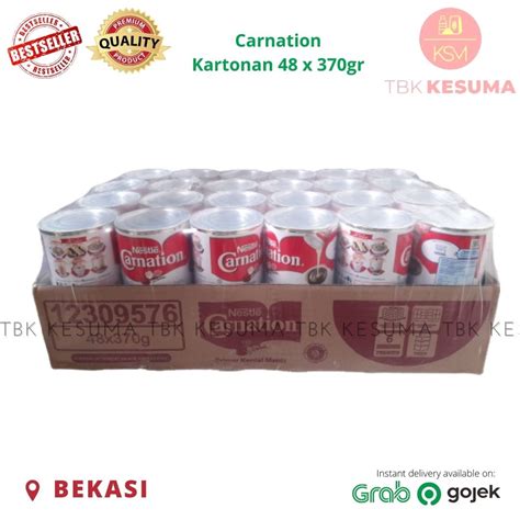 Jual Kartonan Carnation Susu Kental Manis Dus 370gr Isi 48 Gosend