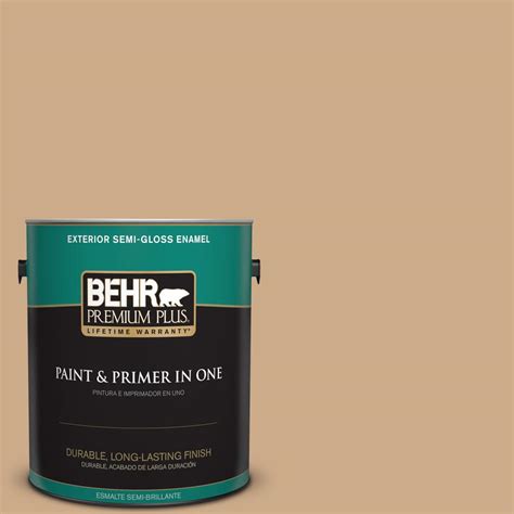 Behr Premium Plus Gal F Harmonic Tan Semi Gloss Enamel