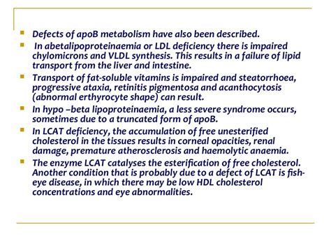 Disorders Of Lipid Metabolism Ppt