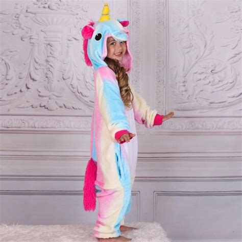 Mommy And Me Rainbow Unicorn Pajamas For Mother And Daughter