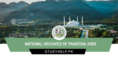 National Archives Of Pakistan Jobs 2024