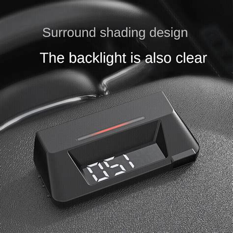 OBD Car HUD Digital Head Up Display Dual Screen HD Speedometer