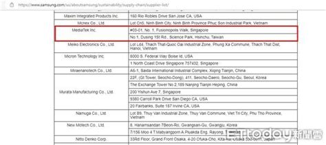 三星2022供應鏈出爐 聯發科等4台廠續留1家遭移除 Ettoday財經雲 Ettoday新聞雲