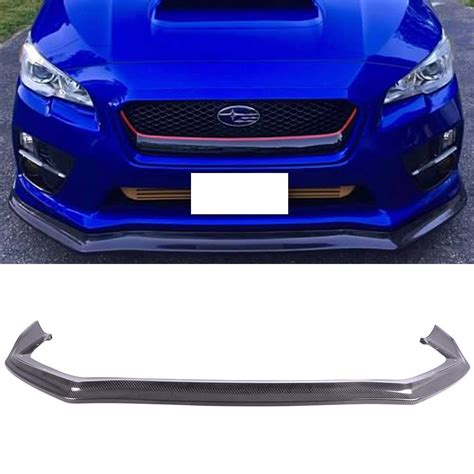 Front Bumper Lip Compatible With 2015 2018 Subaru WRX STI 4Dr CS