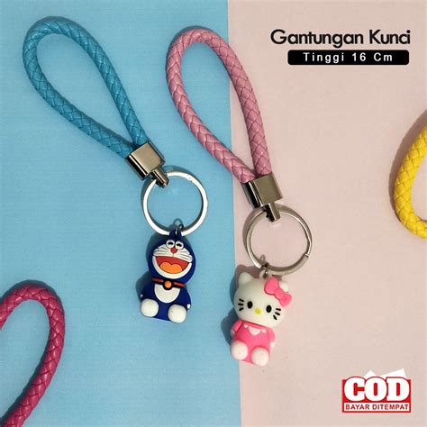 Jual Gantungan Kunci Lucu Ganci Korea Gantungan Kunci Tambang Karakter