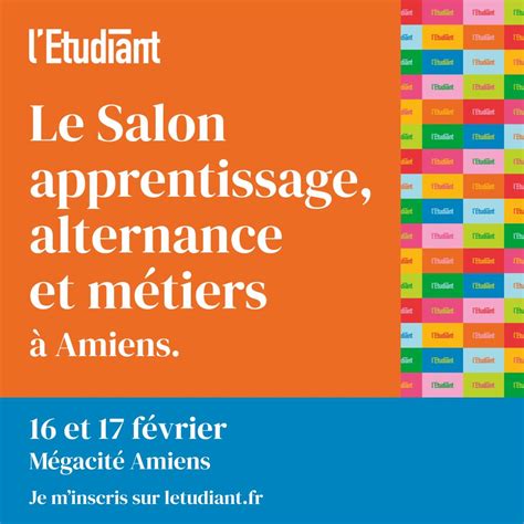 Salon apprentissage alternance et métiers L Etudiant à Amiens