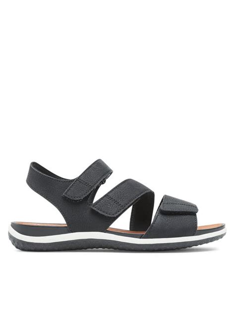 Sandalen Geox D Sandal Vega D R A Ekc Schwarz Eschuhe De