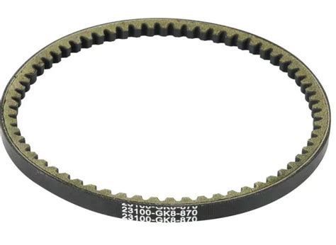 CVT Motorcycle Drive Belt Raw Edge V Belt And Raw Edged Cogged Belt