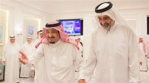 King Salman Receives Sheikh Abdullah Bin Ali Al Thani Al Arabiya English