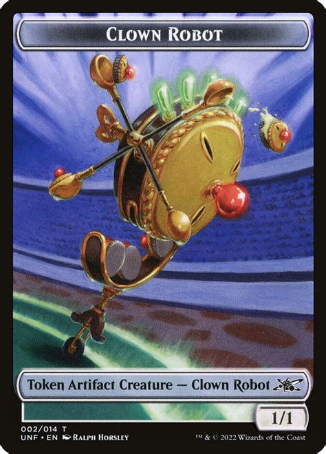 Clown Robot · Unfinity Tokens (TUNF) #2 · Scryfall Magic The Gathering Search