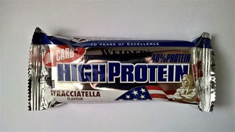 Weider 40 High Protein Low Carb Bar Stracciatella 100g Test And Online