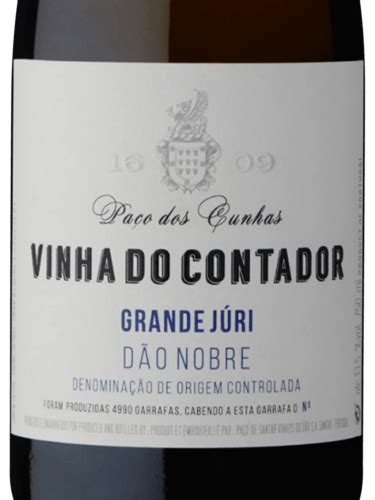 Paco de Santar Vinha do Contador Grande Júri Branco Vivino US