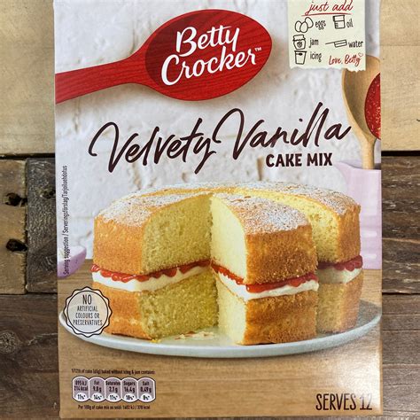 2x Betty Crocker Velvety Vanilla Cake Mixes 2x425g And Low Price Foods Ltd