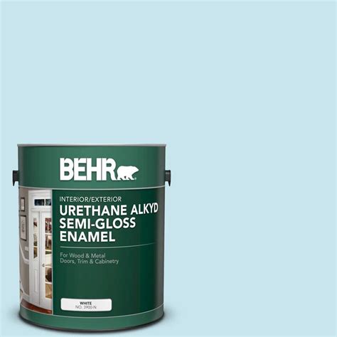 BEHR 1 Gal M480 2A Winterscape Urethane Alkyd Semi Gloss Enamel