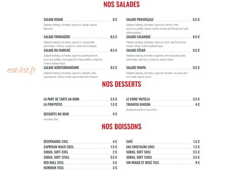 Frenchy Burger La Ciotat Menu Et Photos