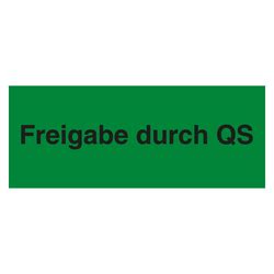 Aufkleber Freigabe Durch Qs Gr N X Mm Aufkleber Shop