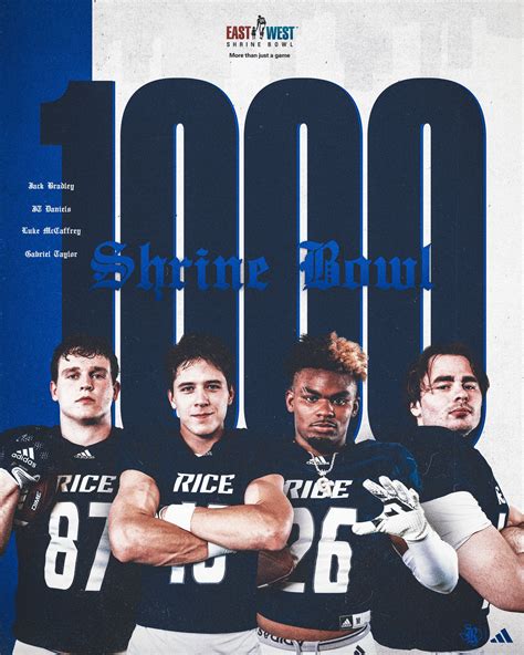 Rice Football on Twitter: "𝑾𝑨𝑻𝑪𝑯𝑳𝑰𝑺𝑻 𝑺𝑬𝑨𝑺𝑶𝑵 👀 4 Owls are featured on ...