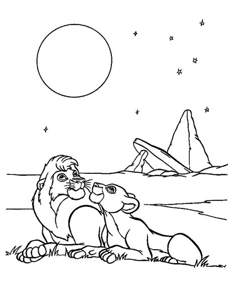 Coloring Pages Of Lion King Coloring Home