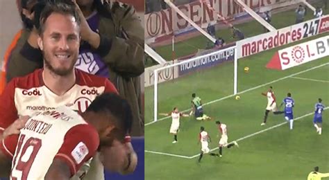 Hern N Novick As Fue Su Gol Para De Universitario Sobre Carlos A