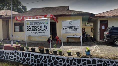 Wilayah Hukum Polsek Salak Yang Awasi 4 Kecamatan Sekaligus Di