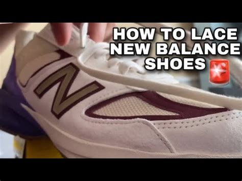 How To Lace Up New Balance Shoes And Style