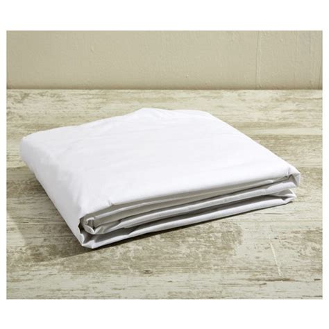 Tmw Rt Cotton Percale 200tc Flat Sheet White Free Nationwide Delivery