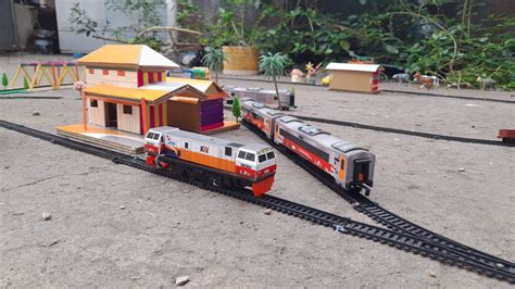 Bermain Miniatur Kereta Api Membuat Miniatur Rel Kereta Api Mainan