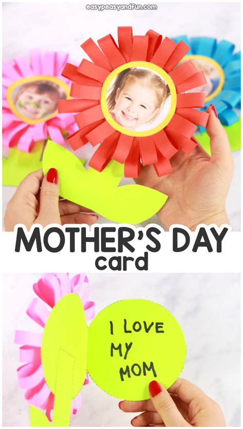 Flower Mothers Day Card - Easy Peasy and Fun