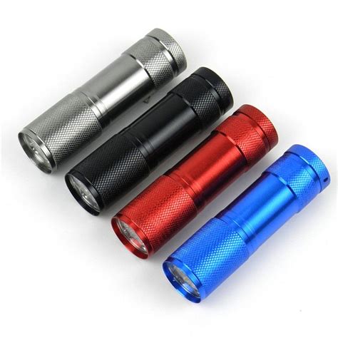 9 Led Mini Torch 4 Colors Mini Led Flashlight 800×800 Bright