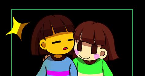 Undertale Friskとchara ぱれっとのイラスト Pixiv