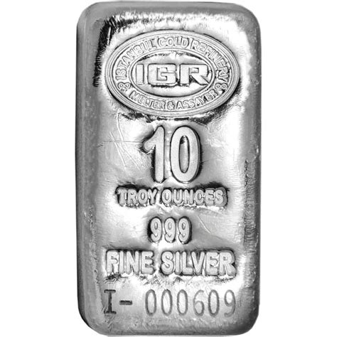 10 oz Turkey Silver .999 Istanbul Bar - Call for Best Price ! - Century Stamps and Coins