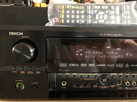 Denon Avr Channel W Av Receiver Hdmi Phono W Remote Audio