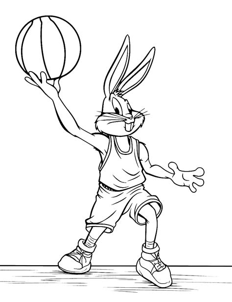 35 Basketball Coloring Pages Printable Sheets