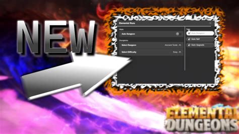 Elemental Dungeons Script Auto Dungeon Auto Retry Auto Sell Auto