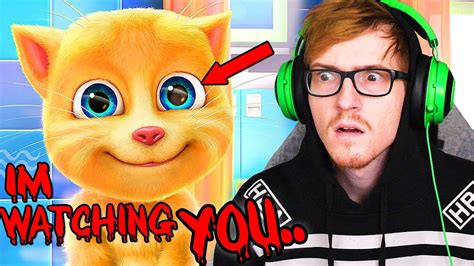 I Played Talking Ginger Wait What Is In His Eye Youtube