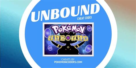 Pokemon Unbound Cheats Pokemoncoders