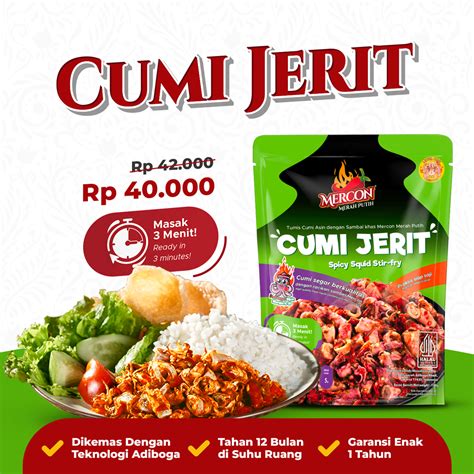 Jual Special Edition Mercon Merah Putih Satuan Cumi Jerit