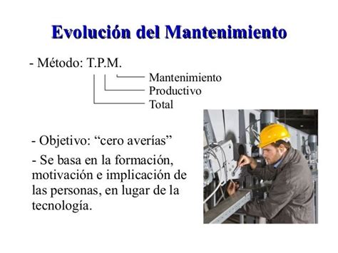 Evolución Del Mantenimiento