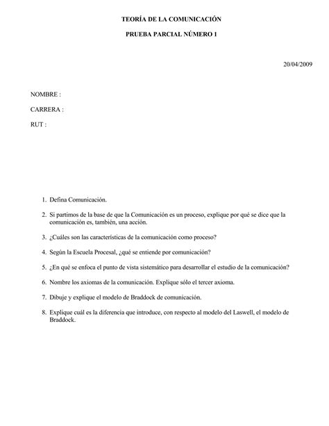 Pn Teoria De La Comunicacion Pdf Descarga Gratuita