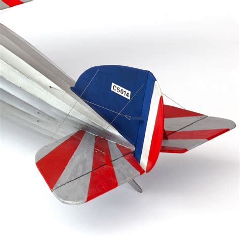 Bristol M1 Monoplane With Red Sunburst Retired Flying Model