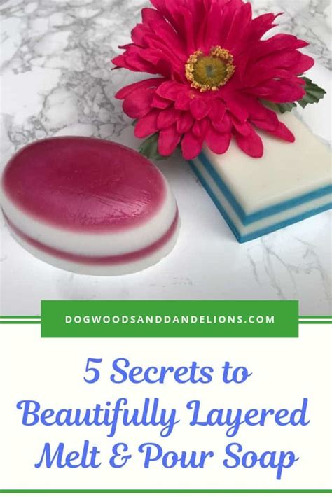 The Secrets To Layered Melt And Pour Soap Homemade Soap Recipes Easy