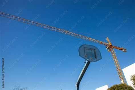 basketball hoop   rim stands   renovation