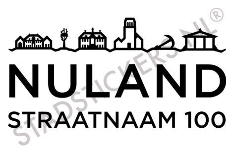 Containersticker Nuland Stadstickers Nl