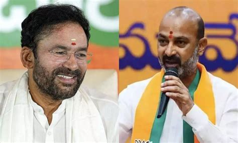 Union Ministers Kishan Reddy And Bandi Sanjay To Visit Telangana