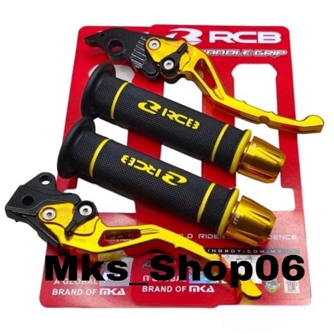 Jual Paket 3in1 Handgrip RCB HG55 Handle Stelan Jarum Jalu Stang