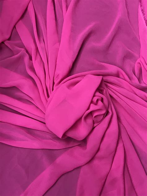 Bright Fuchsia Chiffon Sal Tex Fabrics Inc