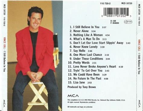 Vince Gill - I Still Believe In You (Reissue, Original U.S. Album Plus ...