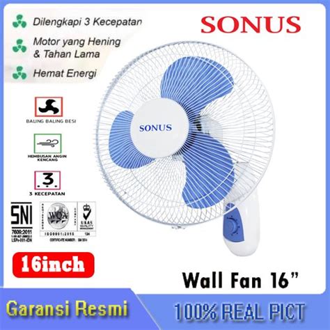 Jual Kipas Angin Dinding Inch Sonus Wall Fan Inch Kipas Angin