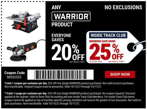 Harbor Freight Tools Coupon Database Free Coupons Percent Off Coupons Toolbox Coupons